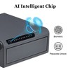 UNISOAR Biometric Fingerprint Jewelry Safe Home Leather Wrapped Slide-Away Drawer Digital Keypad & Fingerprint Lock - 3 of 4