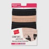 Hanes Women's 3pk Super Period Briefs - Black - image 2 of 4