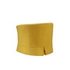 Woven Fabric Swivel Barrel Chair with Full Foam Seat and Skirted Base for Living Room - 4 of 4