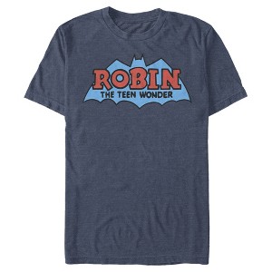 Men's Batman Logo Boy Wonder Robin T-Shirt - 1 of 3