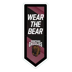 Evergreen Ultra-Thin Glazelight LED Wall Decor, Pennant, University of Montana- 9 x 23 Inches Made In USA - 1 of 4