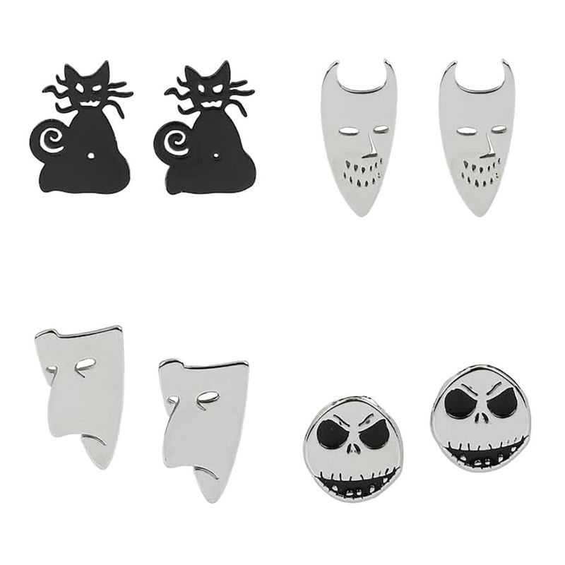 Nightmare Before Christmas Large Stud 12 Day Multi Character Earring Mystery Pack Multicoloured, 3 of 7