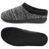 RockDove Men's Faux Fur Lined Hoodback Slide Slipper - 2 of 4