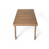 Gulches 69" Acacia Wood Outdoor Dining Table with Slatted Top, 300 lbs Capacity, Brown, 69" W x 34.75" D x 29.5" H - 4 of 4