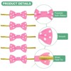Unique Bargains Polyester Multipurpose Use Durable Flexible Gift Wrap Bows 100 Pcs - 2 of 4