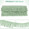 Unique Bargains Polyester Boho Durable Multipurpose Curtain Fringe Trim 2.4 Inch 1 Pc - 2 of 4