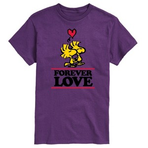 Men's - Peanuts - Forever Love Short Sleeve Graphic T-Shirt - 1 of 4