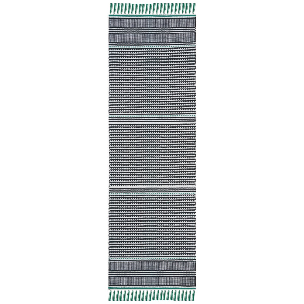 2'3inx7' Runner Stripe Woven - Safavieh