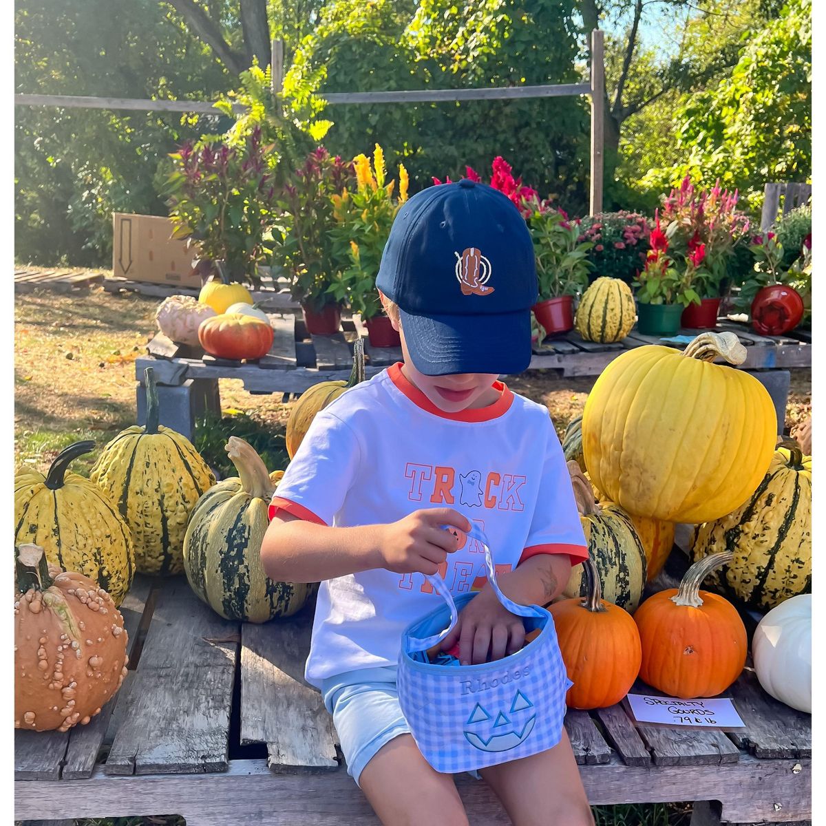 Bits & Bows Boys' Cowboy Boot Baseball Hat - thumbnail 2