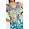 Women's Plus Size Afterglow Maxi Dress - blue | CITY CHIC - 4 of 4
