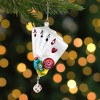 Northlight 6" Four Aces Playing Cards Glass Christmas Ornament - 2 of 4