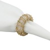 Saro Lifestyle Whimsical Wonder Beaded Napkin Ring (Set of 4), Gold - image 3 of 4