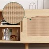 ChicFurnit Decorative Storage Cabinet Rattan TV Stand with Ample Storage for Living Room or Bedroom, 53.9"*13.8"*18.9" - 4 of 4