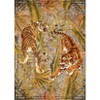 Bedroom Rug TROPOW Washable Area Rug Non Slip Low Pile Boho Floral Carpet for Bedroom - 2 of 3