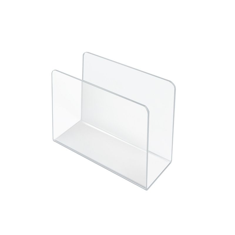 Azar Displays Clear Acrylic Desk File Holder- Medium, 4-Pack, 4 of 10
