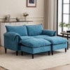 NicBex Convertible Combination Sofa with Widen Armrest, Removable Surface, U-Shaped Sofa with Footstools with Storage for Bedroom, Living Room - 2 of 4