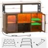 47.2" Wine Bar Cabinet with Led Light - 3 of 4