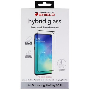 ZAGG Invisible Shield Hybrid Glass for Samsung Galaxy S10 - Clear - 1 of 3