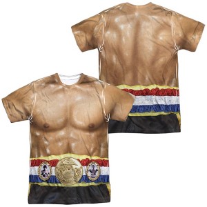 Rocky Front-Back Print Adult Sublimated Costume T-Shirt, X Large - 1 of 4