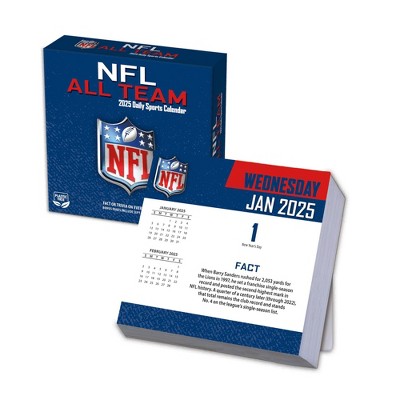 NFL All Team 2025 Box Calendar