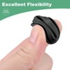 Unique Bargains Silicone Durable Waterproof Shock Absorption Mechanical Fasteners Black - 4 of 4