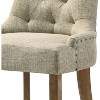 Sapphtopaz Modern Simple Wooden Dining Chairs Set of 2, Salvaged Oak Finish Kitchen Chairs with Diamond Back for Dining Room, Kitchen - 3 of 4