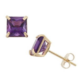 Designs By Gioelli 10K Gold Gemstone Stud Earrings - 1 of 2