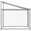 vidaXL Dog Cage Grey Galvanized Steel 6.6 x 6.6 x 6.6 ft Durable - 3 of 4