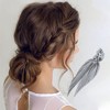 Unique Bargains Fashion Satin Hair Scarf Scrunchies 1 Pc - 2 of 4
