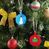 Bright Creations 80 Pack Unfinished Wood Circle Christmas Tree Ornaments for Crafts & Christmas Decorations Holiday Decor - 2 of 4