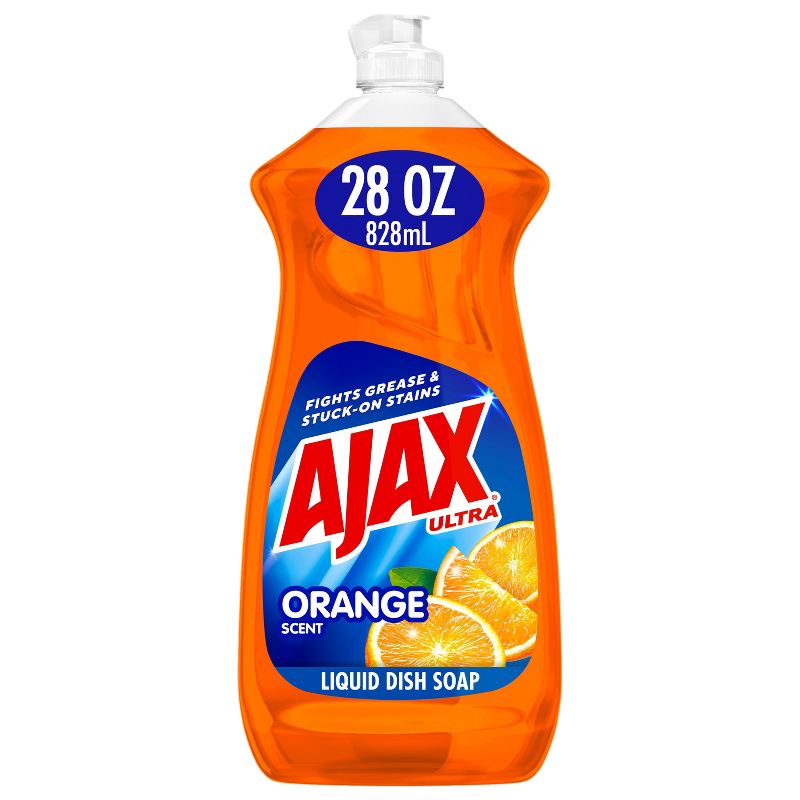 Ajax Orange Ultra Triple Action Liquid Dish Soap - 28 fl oz, 1 of 14