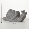 6"H Sullivans Charcoal Snail Planter, Gray - 4 of 4