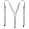 CTM Women's Elastic Glitter Clip-End Suspenders - 4 of 4