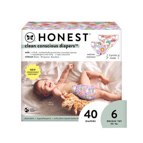 The Honest Company Clean Conscious Disposable Diapers Sky's The Limit &  Wingin' It - Size 6 - 40ct : Target