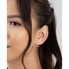 SHINE by Sterling Forever Parallel Bar Ear Jacket Earrings - 2 of 4