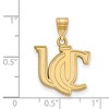 Black Bow Jewelry 10k Yellow Gold Cincinnati Bearcats NCAA Medium Pendant - 2 of 3