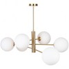 Artcraft Lighting Aurelia 6 - Light Chandelier in  Brass - 4 of 4