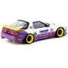 Mazda RX-7 FC3S Pandem RHD #66 White and Purple with Graphics "Hobby64" Series 1/64 Diecast Model Car by Tarmac Works - 3 of 3