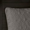 Gulches 3 Piece Full Reversible Bedspread Set,Dark Gray - 3 of 4
