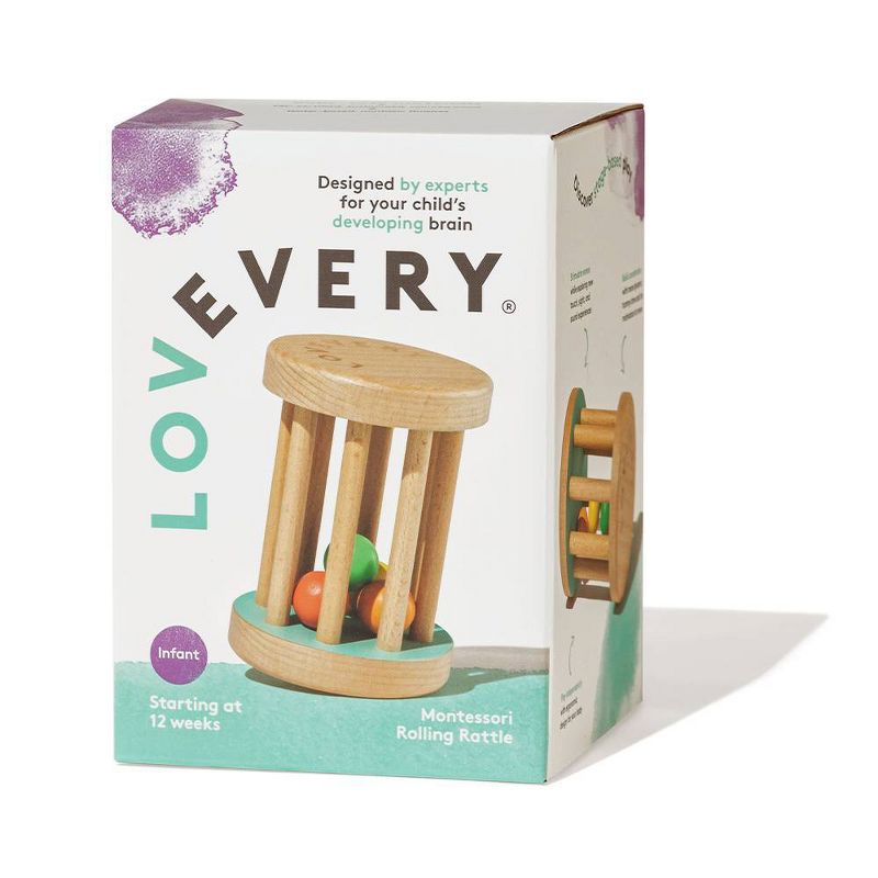 Lovevery Montessori Rolling Rattle, 3 of 11