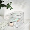 4 Drawer Stackable Countertop Organizer Clear - Brightroom™ - image 2 of 4