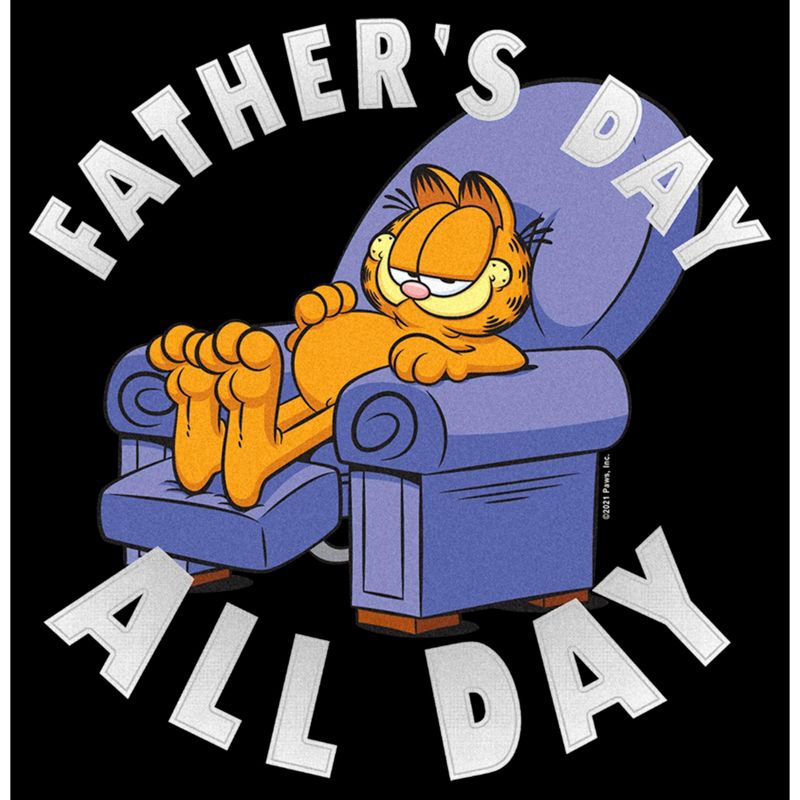 Men's Garfield Father's Day All Day T-Shirt, 2 of 6