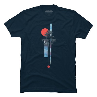 Men's Design By Humans Abstract Nature By airiestudio T-Shirt