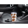 100 North 20 Ounce Stainless Steel On the Go Travel Tumbler With Push Top Lid, Football White - 3 of 4