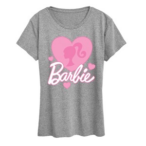 Women's - Barbie - Logo Love Hearts Short Sleeve Graphic T-Shirt - 1 of 4