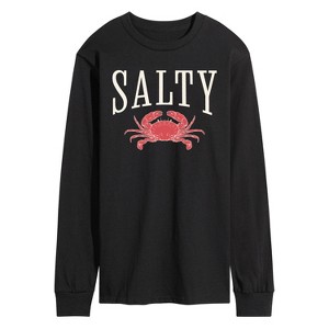 Men's - Instant Message - Salty Crab Long Sleeve Graphic T-Shirt - 1 of 4