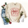 Simply Sage Market Women's Graphic Sweatshirt Coquette Candy Cane - 3 of 4