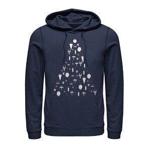 Men's Star Wars Christmas Galactic Ornaments Pull Over Hoodie - 1 of 4