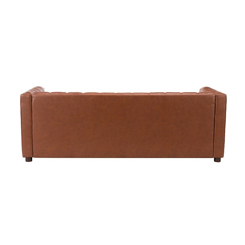 Ulysses 83" Genuine Leather Sofa with Channel-tufted | ARTFUL LIVING DESIGN, 5 of 11