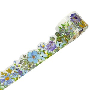 Wrapables Landscape Floral Metallic Gold Foil Washi Tape, 30mm x 3M - 1 of 4